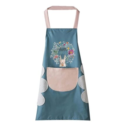 KESI ORNAMENTS Kitchen Aprons for Women, Cooking Apron with Pockets, Wiping Hands Apron Oil Proof Kitchen Apron, Women Waterproof Apron for Home Kitchen Garden Restaurant...