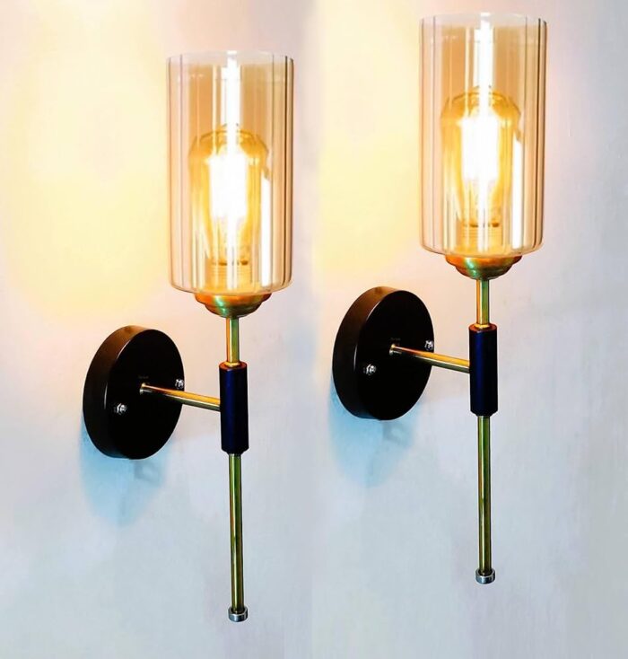 Lyse Decor Wall Lights for Bedroom, Living Room, Restaurants, Hall, and Gallery - Modern Wall Lamps With Bulb