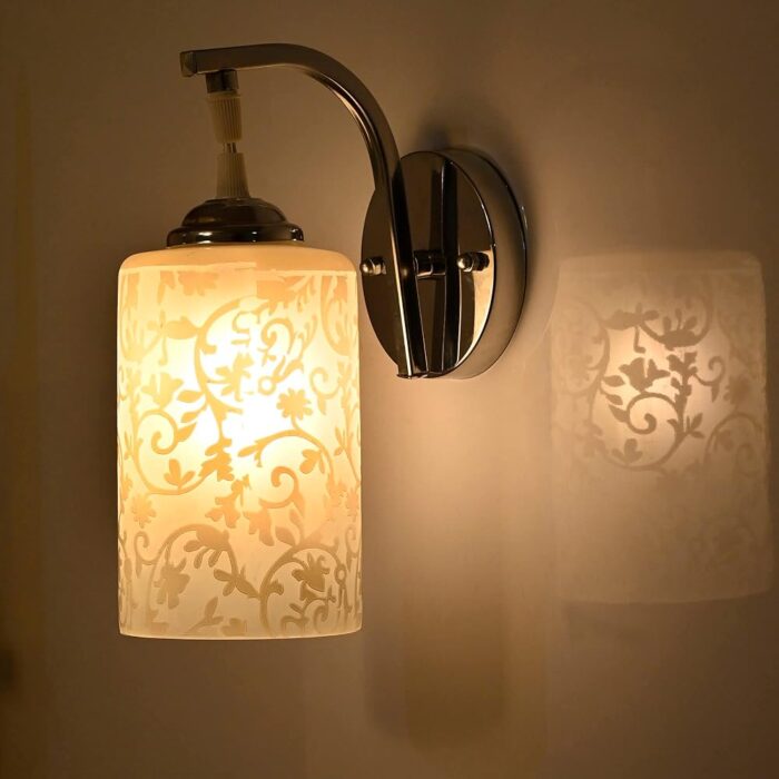 Mahganya Industries Designer Home Decorative Modern Wall lamp for Living Room, Bedside, Bedroom, Decorative Light for Indoor Application Without Bulb (Pine Wood, Beige) Wall...