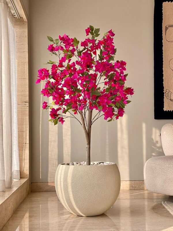 MASON HOME Artificial Pink Bougainvillea Plant Without Pot - 5 Feet | Realistic Plant - Trees - Flowers | Indoor Tropical | Home - Shop - Office | Gifting - Décor - Ambience -...
