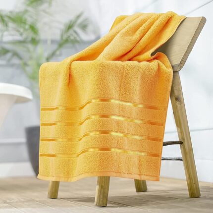 SPREAD SPAIN 100% Cotton Towels for Bath | Towels for Bath Large Size | Roman Bath Towel - Soft, Fluffy and Absorbent | 600 GSM | 1 Piece Bath Towel for Men/Women | 75 cms x 150...