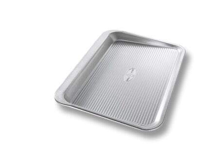 USA Pan Bakeware Aluminized Steel Cookie Scoop Pan, Small, 14 x 9.375 Inch
